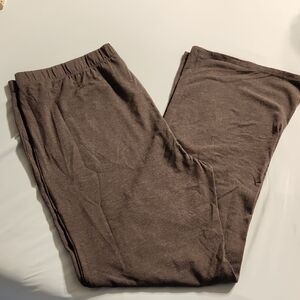 Women's Dark Grey Boot Cut Leggings Size 3X